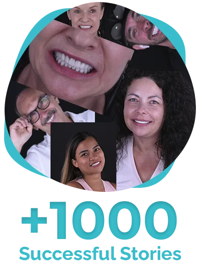 Satisfied patients with Calident Cancun service